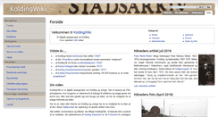 Desktop Screenshot of koldingwiki.dk