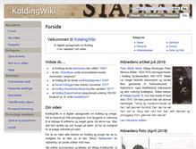 Tablet Screenshot of koldingwiki.dk